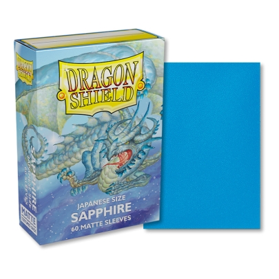 &quot; Dragon Shield &quot; Small Card Sleeves 60pc Matte - Sapphire  'Turikos' 