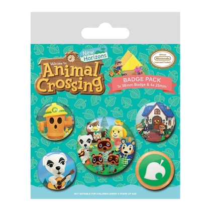 Animal Crossing - Комплект Значки (Islander)