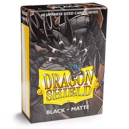 " Dragon Shield " Small Card Sleeves 60pc - Black