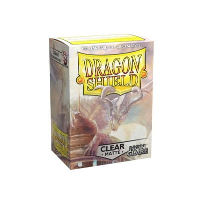 Dragon Shield Големи Протектори за карти 100 броя - Прозрачни (Non Glare)