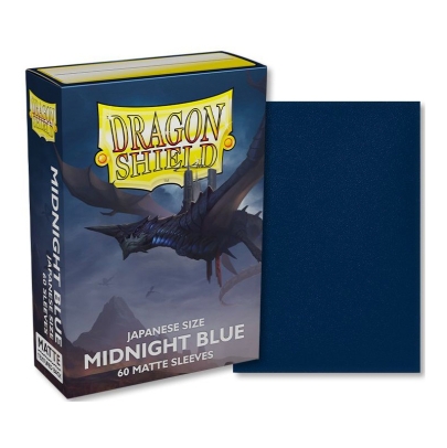 " Dragon Shield " Small Card Sleeves 60pc Matte - Midnight Blue