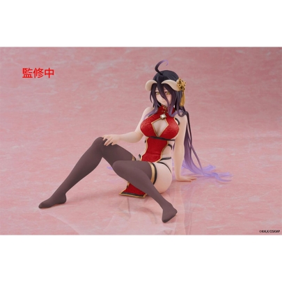 PRE-ORDER: Overlord PVC Statue Desktop Cute Figure Albedo Chinese Dress Ver. Renewal 13 cm