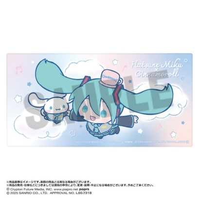 Hatsune Miku: Подложка за игра/Mousepad - Hatsune Miku x Cinnamoroll 60 x 30cm