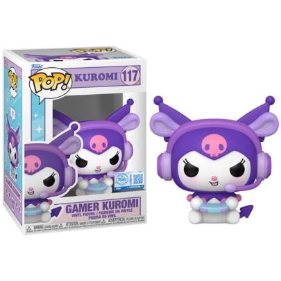 Sanrio: Funko POP Vinyl Колекционерска Фигурка - Gamer Kuromi (Special Edition) #117