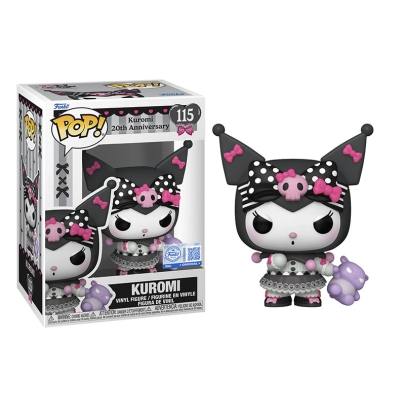 Sanrio: Kuromi 20th Anniversary Funko POP Vinyl Колекционерска Фигурка - Kuromi (with Toy) #115