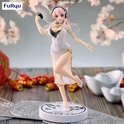 SUPER SONICO - White china dress - Figure Trio-Try-It