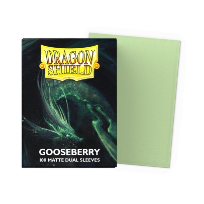 Dragon Shield Sleeves - Standard size - Matte Dual - Gooseberry (100 Sleeves)