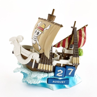 One Piece 3D perpetual calendar - Going Merry