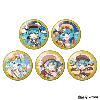 Hatsune Miku: Nendoroid 100th Anniversary Exhibition Trading Glitter Badge