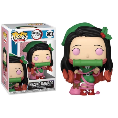 Demon Slayer: Kimetsu no Yaiba POP! Animation Vinyl Figure Nezuko (Holiday) 9 cm #2033