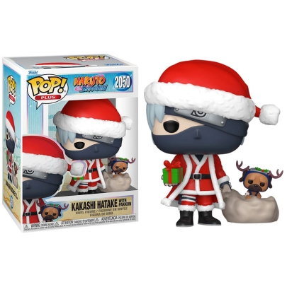 Naruto Shippuden Funko POP! Plus Колекционерска Фигурка - Kakashi Hatake with Pakkun (Holiday) #2050