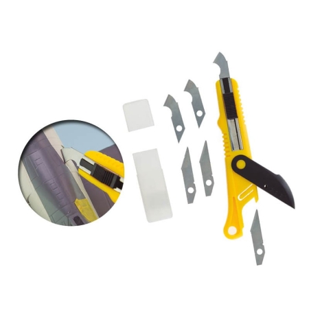 Vallejo Plastic Cutter Scriber Tool & 5 Spare Blades