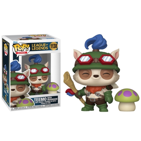 League of Legends Funko POP Vinyl Колекционерска Фигурка - Teemo with Mushroom #1138