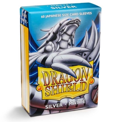 Dragon Shield Малки Протектори за карти 60 броя - сребристи