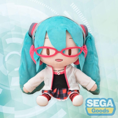 Hatsune Miku Project Diva Arcade Future Tone Fuwa Petit Плюшена Играчка - Hatsune Miku Natural LL 30 cm