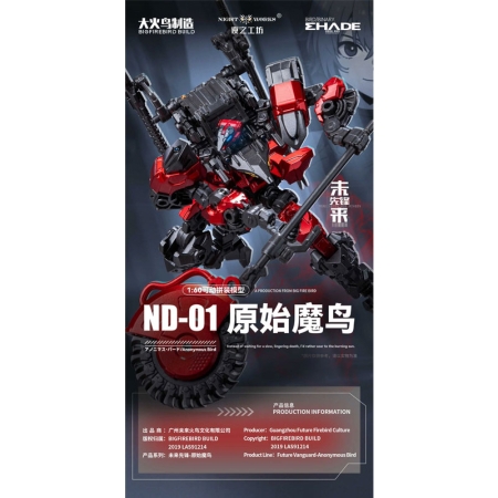 BIRD/BINARY Shade 1/60 Plastic Model Kit - Anonymous Bird