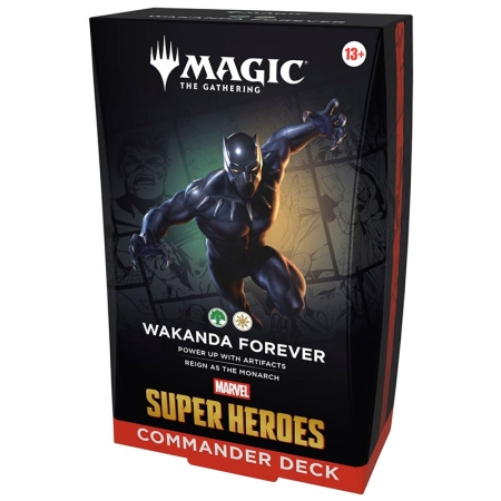 PRE-ORDER: Magic the Gathering: Marvel Super Heroes Commander Тесте - Wakanda Forever