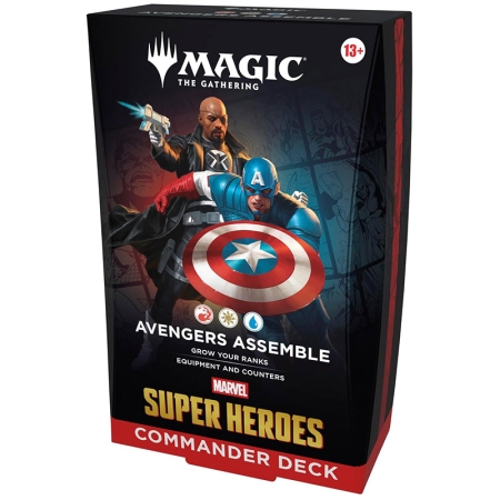 PRE-ORDER: Magic the Gathering: Marvel Super Heroes Commander Тесте - Avengers Assemble