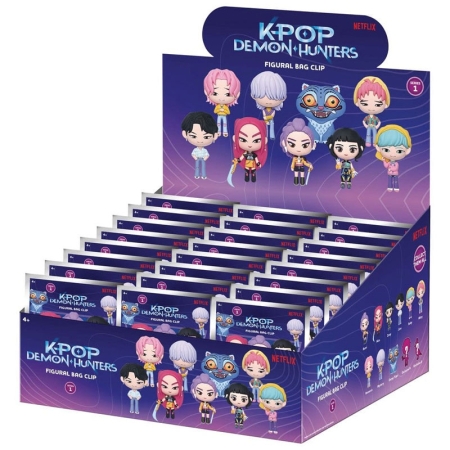 K-Pop Demon Hunter 3D PVC Bag Clips Series 1