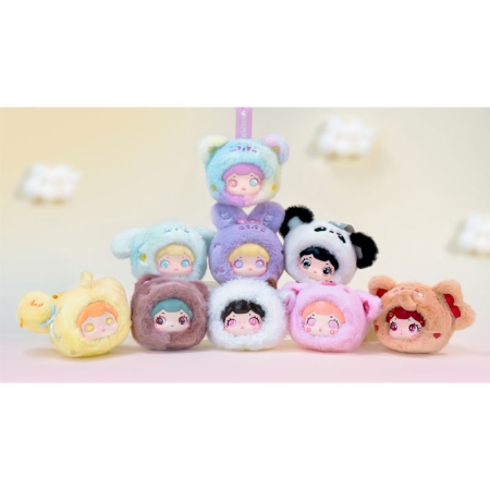 TOYBEBOP Плюшен Ключодържател Късметче - Различни Варианти - BAOBAO'S FUZZY BABE SERIES
