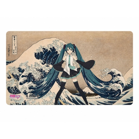 Hatsune Miku x Katsushika Hokusai iXima Playmat/Подложка - The Great Wave off Kanagawa/Fine Wind, Clear Morning