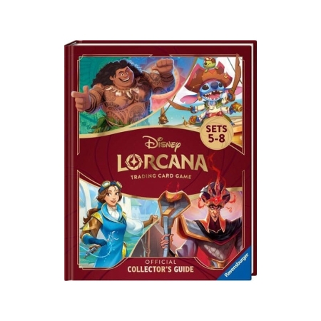 Disney Lorcana TCG Book The Official Collector's Guide: Sets 5-8 English Version