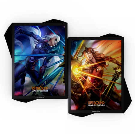 Riftbound: League of Legends Sleeves Standard Size - Vendetta - Diana vs Leona (100 Sleeves)