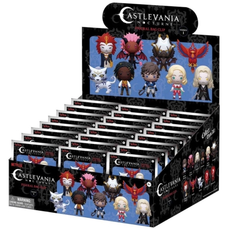 Castlevania Nocturne 3D PVC Bag Clips Series 1 - Assortiment