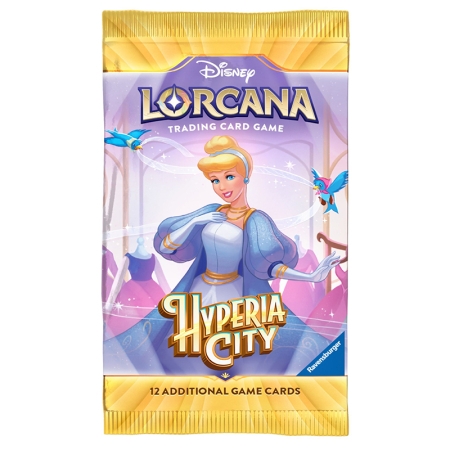 PRE-ORDER: Disney Lorcana TCG Hyperia City - Бустер Пакет