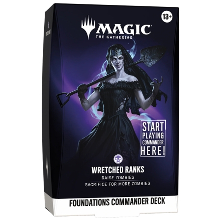 PRE-ORDER: Magic the Gathering: Foundations Commander Deck -  Wretched Ranks