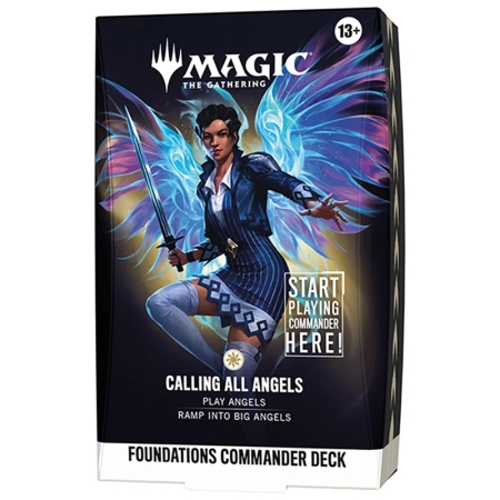 PRE-ORDER: Magic the Gathering: Foundations Commander Deck -  Calling all Angels