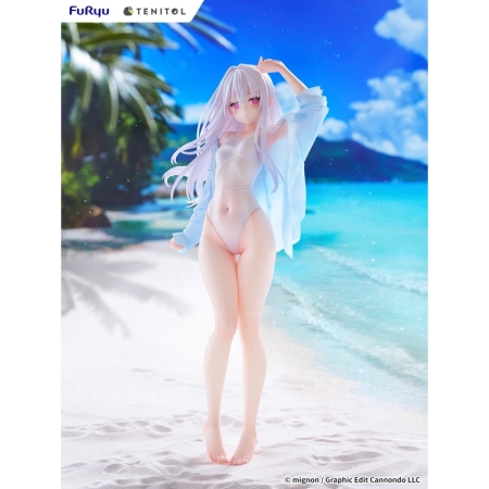 Mignon Works Tenitol Tall Колекционерска Фигурка - Shiro Swimsuit Ver.