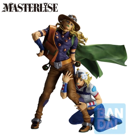 Jojo's Bizarre The Gathering of Stars Ichibansho figure Gyro Zeppeli & Johnny Joestar  25cm