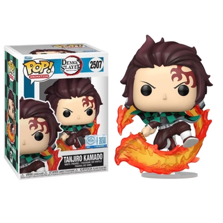 Demon Slayer: Kimetsu no Yaiba POP! Animation Vinyl Figure Tanjiro Kamado (with Flaming Sword) (Special Edition) #2507