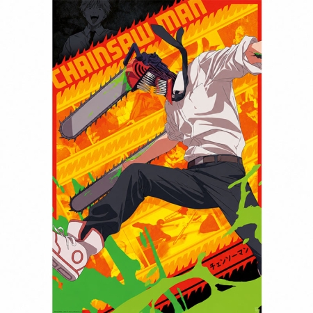Chainsaw Man Голям Плакат - Chainsaw Man
