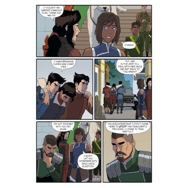 Комикс: The Legend of Korra Ruins of the Empire Part 1