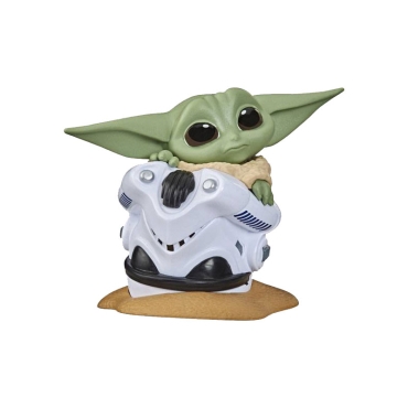 Star Wars The Mandalorian Колекционерска Фигурка - The Child 12 Helmet Hiding