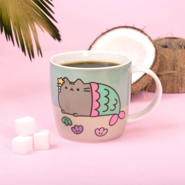 Pusheen Магическа Керамична Чаша - Pusheen Mermaid