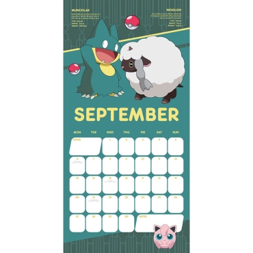 Pokémon Calendar 2021