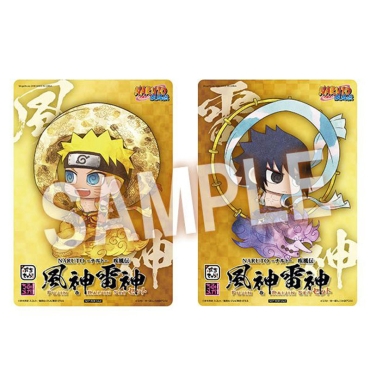 Naruto Shippuden: Колекционерски Фигурки - Petit Chara Fujin & Raijin (Naruto & Sasuke)