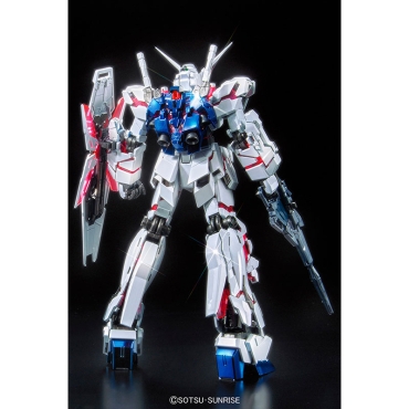 (MG) Gundam Model Kit Екшън Фигурка - Unicorn Red/Green Twin Frame Edition Titanium Finish 1/100