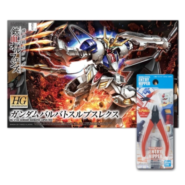 HOBBY COMBO: (HG) Gundam Model Kit Екшън Фигурка - Lupus Rex 1/144 + Клещи (Секачки)
