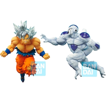 HOBBY COMBO: Dragon Ball Collectible/Statue - Son Goku Ultra Instinct & Frieza Z Battle