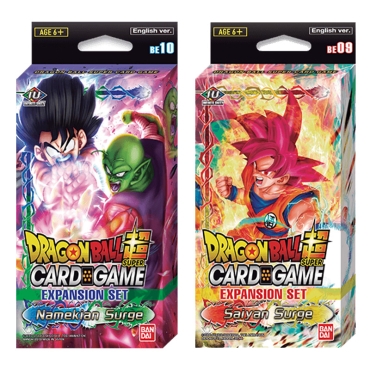 HOBBY COMBO: Dragon Ball Super Card Game Expansion Sets - Saiyan Surge + Namekian Surge