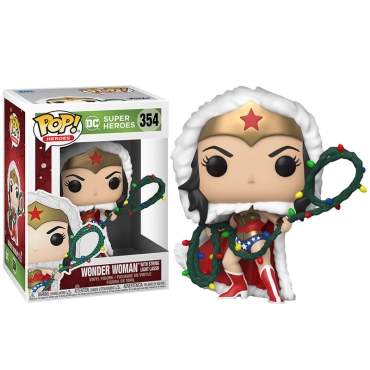 DC Comics: Funko Pop Колекционерска Фигурка - Wonder Woman with String Light Lasso