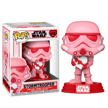Star Wars The Mandalorian POP! TV Vinyl Figure Valentines Stormtrooper with Heart 9 cm