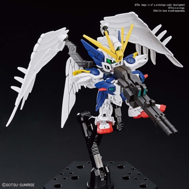 (SD) Gundam Model Kit Екшън Фигурка - Cross Silhouette Wing Gundam Zero Ew 1/144