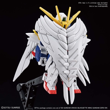 (SD) Gundam Model Kit Екшън Фигурка - Cross Silhouette Wing Gundam Zero Ew 1/144