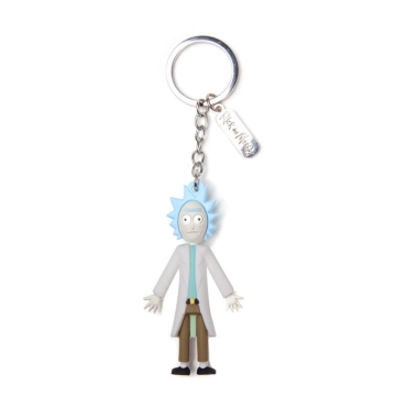 Rick & Morty - Rick 3D Rubber Keychain