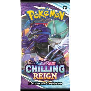Pokemon TCG Sword & Shield 6 Бустер - Chilling Reign